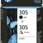 HP 305 Noir + Couleur (pack de 2) Cartouches d'encre - 6ZD17AE