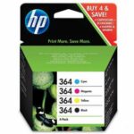 Lot de 4 cartouches d'encre HP 364 authentiques - N9J73AE