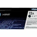 Toner noir HP Q2612A d'origine - 12A
