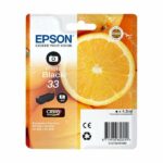 Cartouche d'encre noire photo originale Epson T3341 (33) - C13T33414012