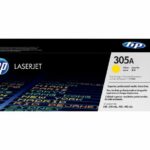 Toner jaune HP CE412A d'origine - 305A