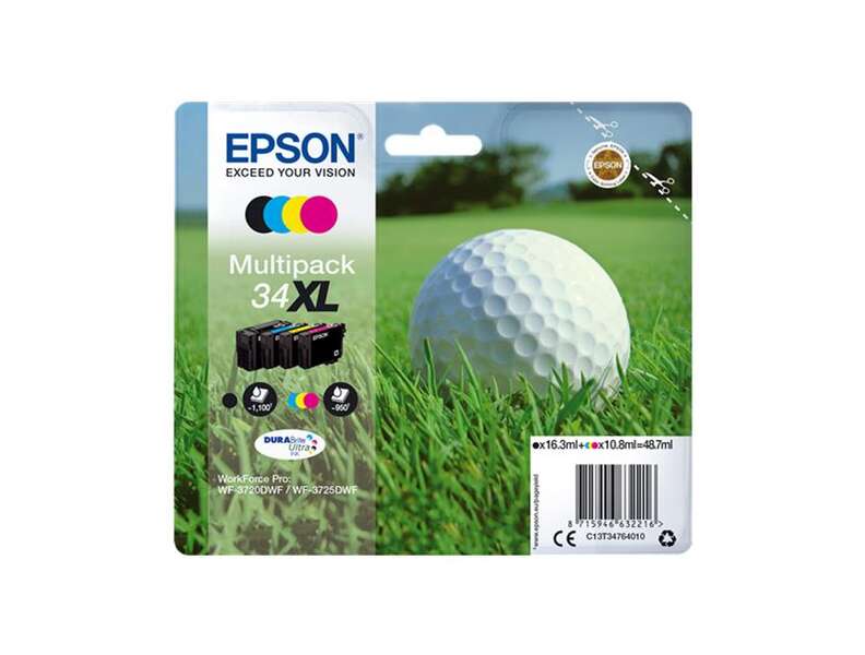 85092_1.jpg Lot de 4 cartouches d'encre originales Epson T3476 - C13T34764010 – Image 1