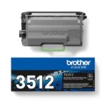 Cartouche de toner noire originale Brother TN3512