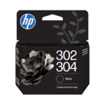 Cartouche d'encre noire HP 302/304 authentique - B7RT7AE/F6U66AE/N9K06AE
