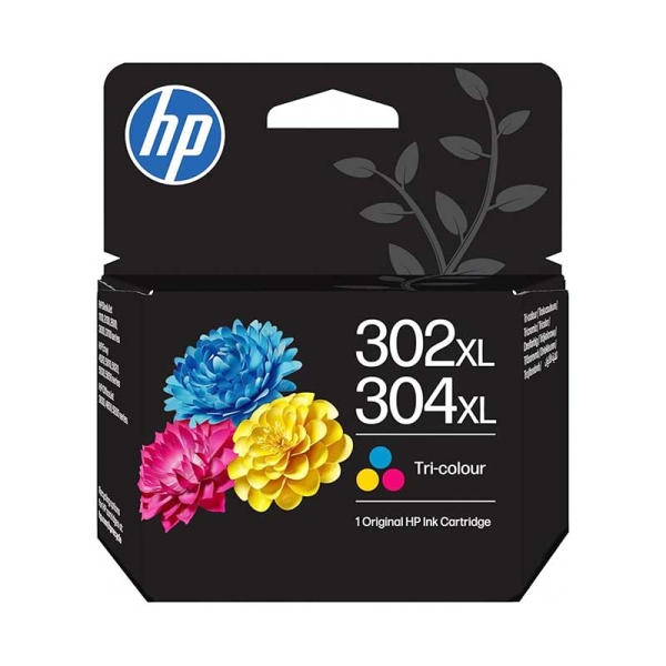 467623_1 Cartouche d'encre couleur authentique HP 302XL/304XL - B7RT8AE/F6U67AE/N9K07AE – Image 1